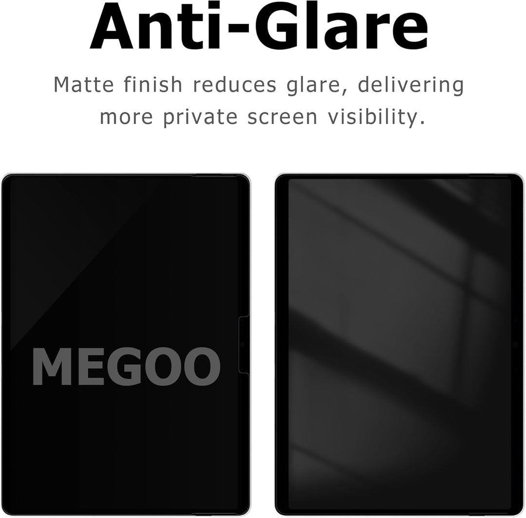 MEGOO Privacy Displayschutzfolie für Surface Laptop Go 3-2-1 12,4 Zoll, Anti-Spy, Anti-Glare, Blauli
