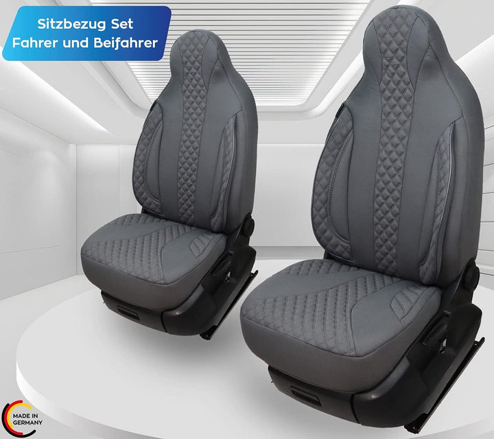 BREMER SITZBEZÜGE Mass Piloten Schonbezüge Sitzbezüge kompatibel mit Wohnmobil Ducato Weinsberg Adri