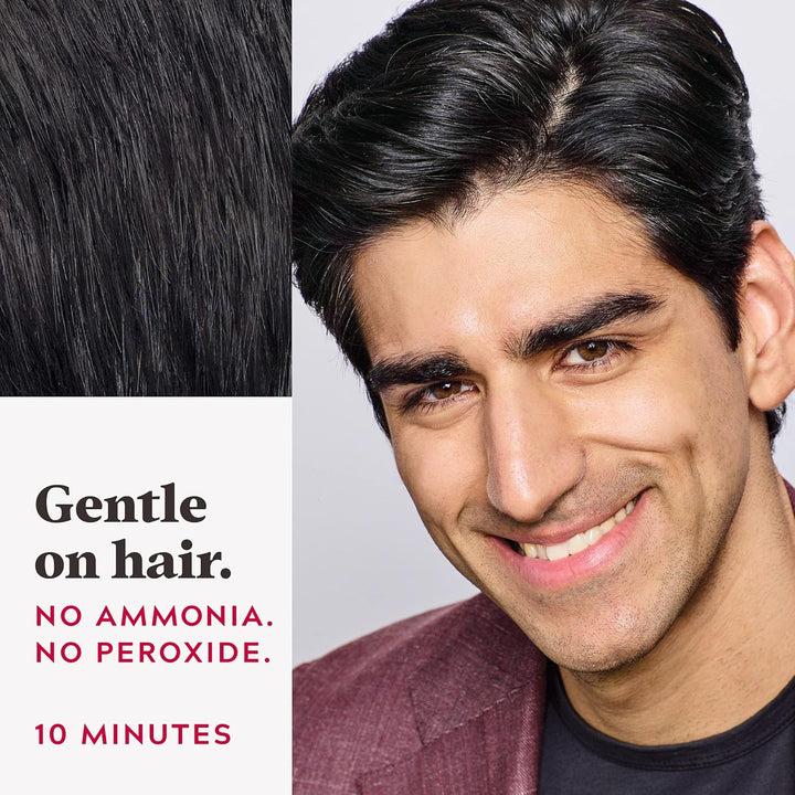 Just for men Per Anhalter gekämmte Haarfarbe für Herren Schwarz