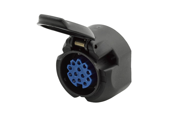 HELLA Parkdose - 12V - 13-polig - Kunststoff - schwarz/blau - DIN/ISO: 11446 - Menge: 1 - 8HG 005 95