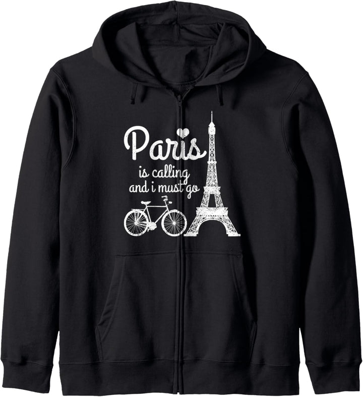 Paris Frankreich Eiffelturm Souvenir Kapuzenjacke