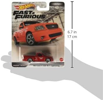 FAST AND FURIOUS Die Cast Modellauto FORD F-150 '99 SVT Lightning 1999 - Massstab 1/64 Länge 7 cm -