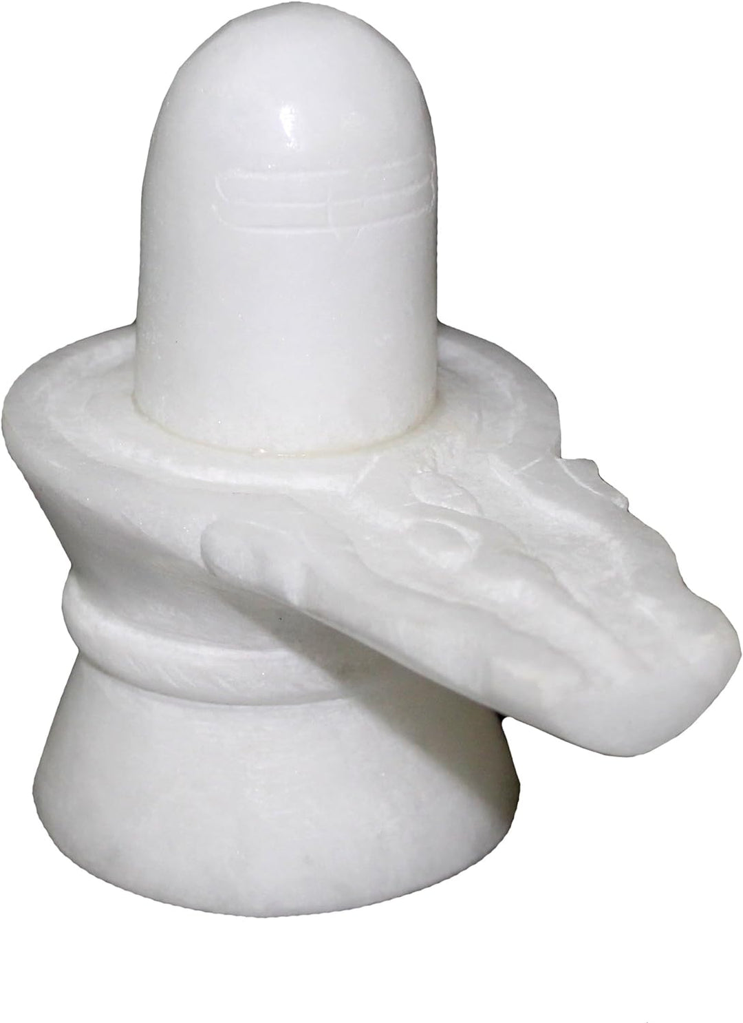 StonKraft Marmor Shiva Lingam/Shiv ling Idol Idol Statue (weisser Shiva)