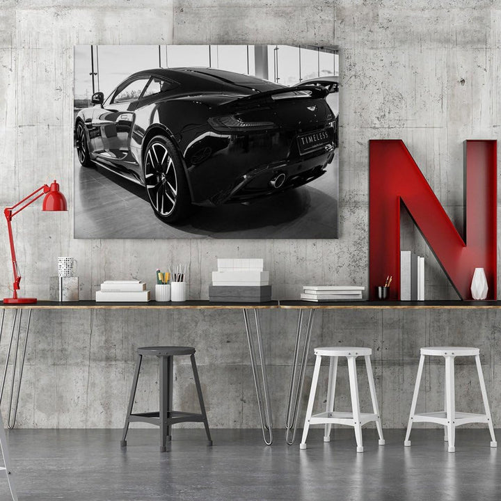 Feeby. Wandbilder - 1 Teilig- 78x118 cm - Bilder Kunstdrucke Deko Panel, AUTO, ASTON MARTIN, AUTOMOB