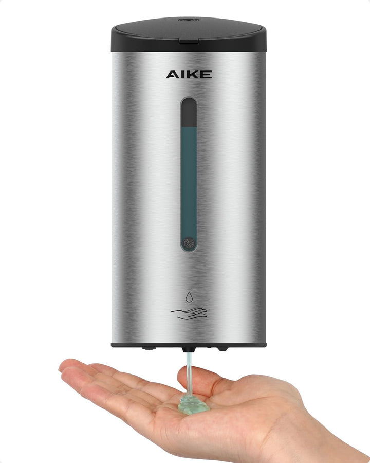 AIKE AK1205 Seifenspender Automatisch Wandbefestigung, 800ml Kommerzieller Automatischer Flüssigseif
