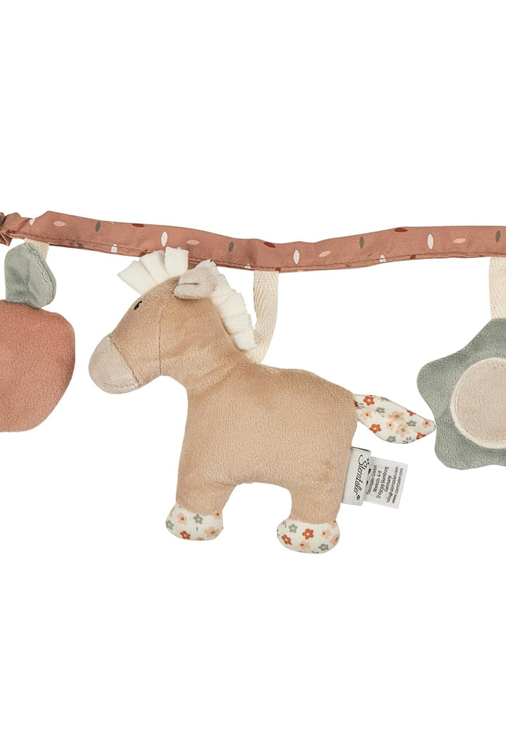 Sterntaler Kinderwagenkette Pferd Sunny - Baby Spielzeug mit Knisterpapier und Rassel - Kinderwagen