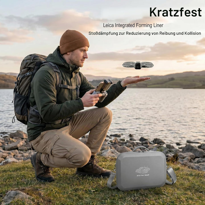 Tasche für DJI Neo 2 Fly More Combo, Neo 2 Tasche Hartschalen Case für DJI Neo 2 Zubehör, Kompakte R