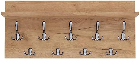 AKKE 40x80 | VERTI Garderobenpaneel Wandgarderobe Garderobe Wandpaneel Kleiderstange CHROM | GOLD CR