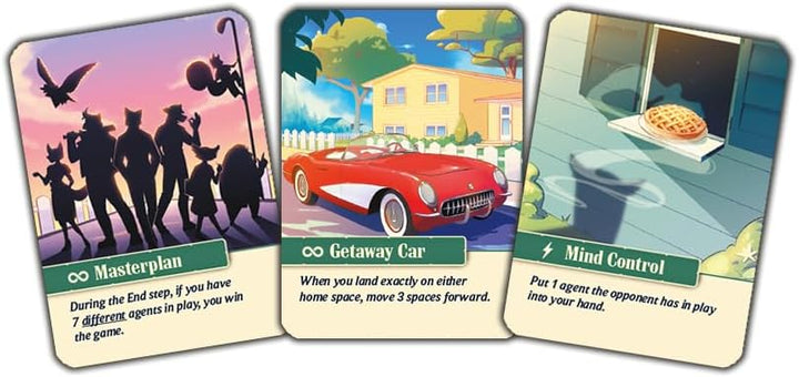 Agent Avenue Bundle Base Game and Division M Expansion (English Version) - Strategy Card Game, 2-4 P