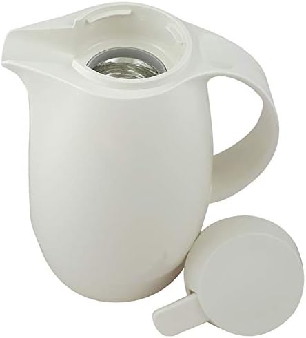 Helios Servitherm Kunststoff-Isolierkanne, weiss, 0,6 Liter 600 ml Weiss, 600 ml Weiss