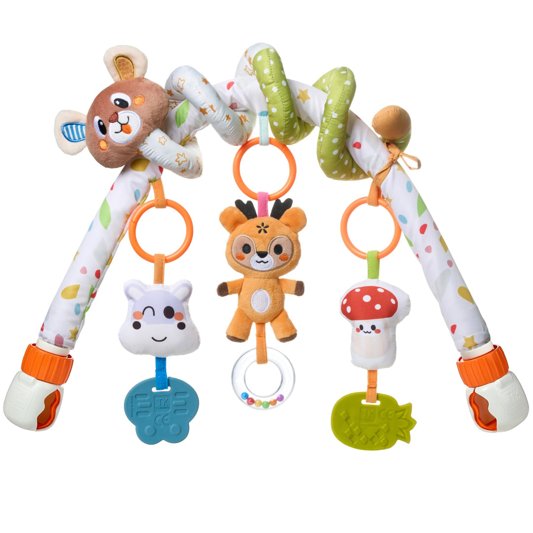 TUMAMA Babybogen Kinderwagen Mit Spirale Spielzeug Baby 0 3 6 9 12 Monate Babybogen Kinderbett Spiel
