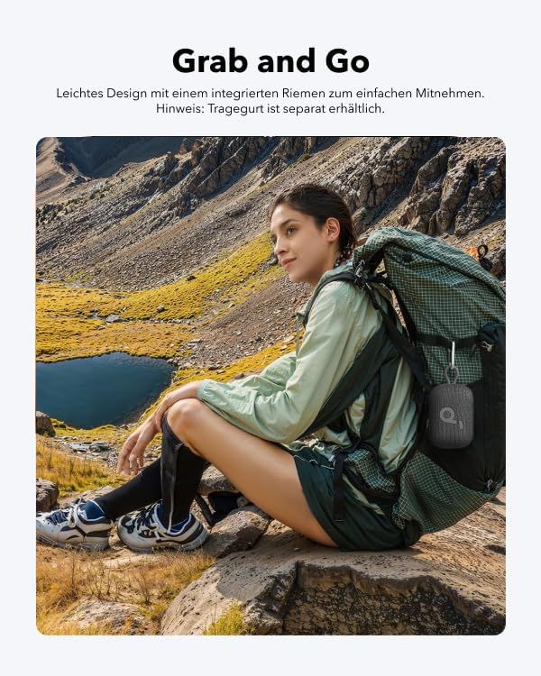 soundcore Select 4 Go Bluetooth Lautsprecher, ultraportabel, bis zu 20h Wiedergabe, IP67 Wasser- und