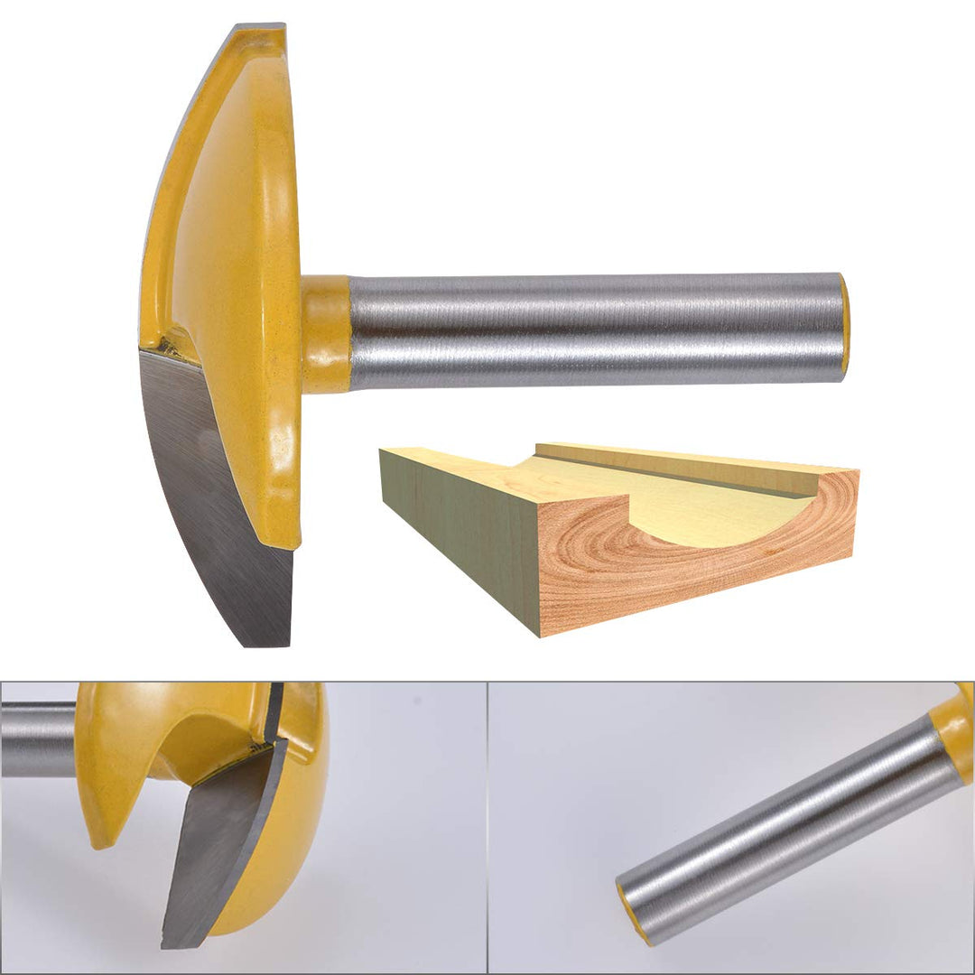 KATUR Horizontal-Kronenfräser, Kronkorken-Fräser, kleine Fräser mit 8mm Schaft (8mm Schaft, Breite 1