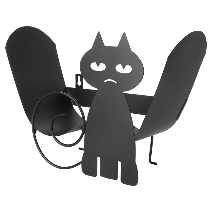Cabilock Toilettenpapierhalter Kreativ Katze Design Eisen Freistehend Toilettenrollenhalter WC Rolle