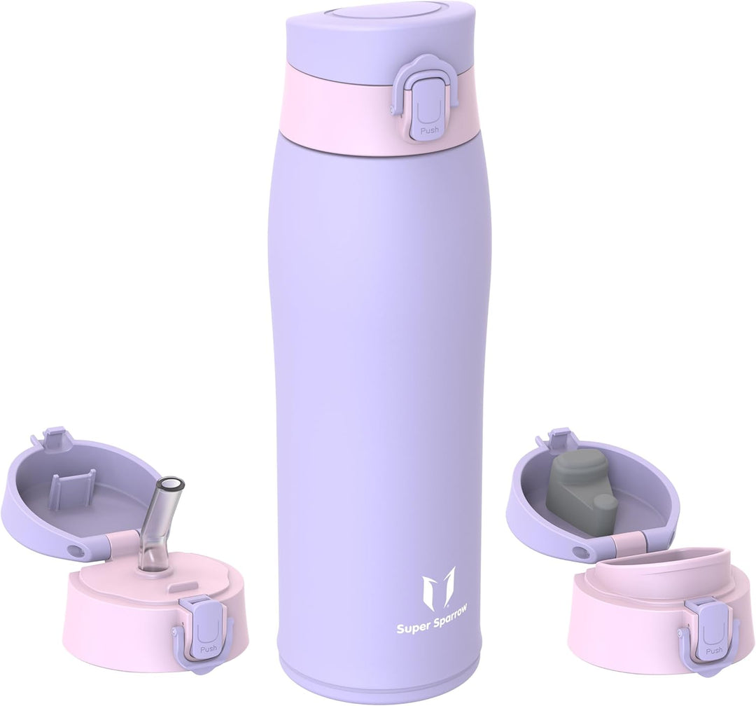 Super Sparrow Trinkflasche Edelstahl - Thermobecher - 350ml, 500ml, 750ml, 950ml - BPA-Frei Thermosf