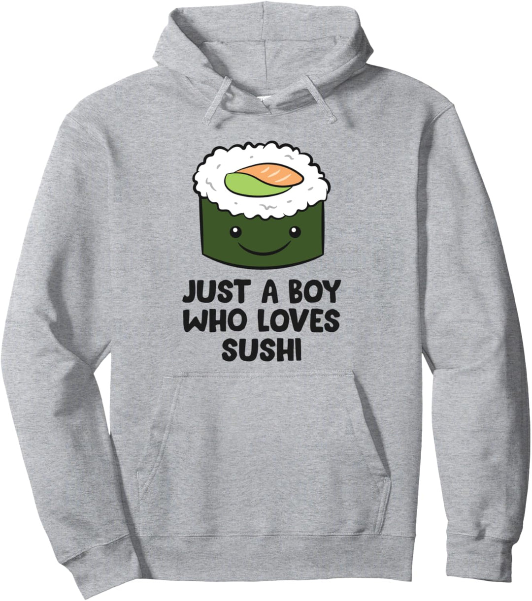 Nur ein Junge, der Sushi Japanese Sushi Boy liebt Pullover Hoodie