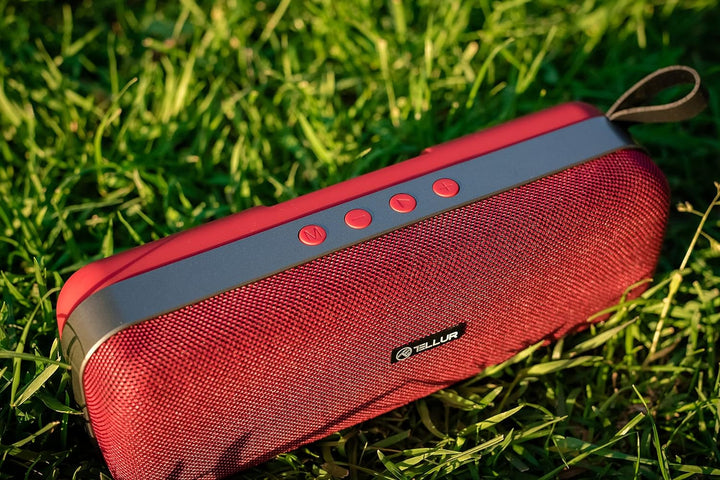 TELLUR Loop Bluetooth Lautsprecher mit Radio, 10W, Kompakte Musikbox Bluetooth mit True Wireless Ste