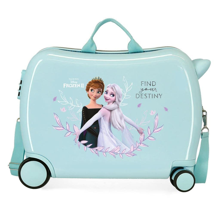 Disney Frozen Memories Kinderkoffer, Blau, 50 x 39 x 20 cm, Hartplastik, seitlicher Kombinationsvers