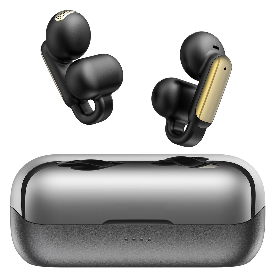 oraolo Open-Ear Kopfhörer, Bluetooth Kopfhörer, Clip On Kopfhörer, Offene Ohr Earbuds, 32H Wiedergab