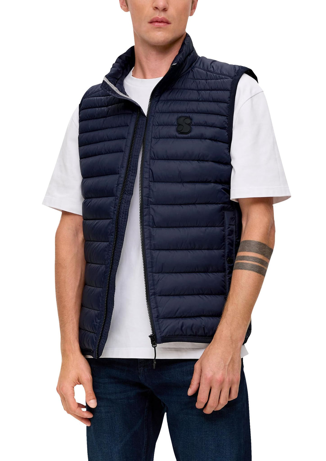 s.Oliver Herren Outdoor Weste Outdoor Weste L Blau, L Blau