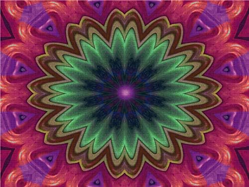 CALVENDO Puzzle Mandala 10 CB 1000 Teile Lege-Grösse 64 x 48 cm Foto-Puzzle Bild von Digital-Art, 10