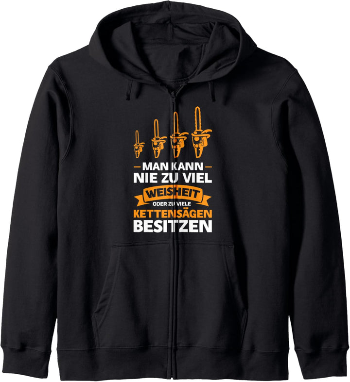 Holzfäller Forstwirt Baumfäller Kapuzenjacke