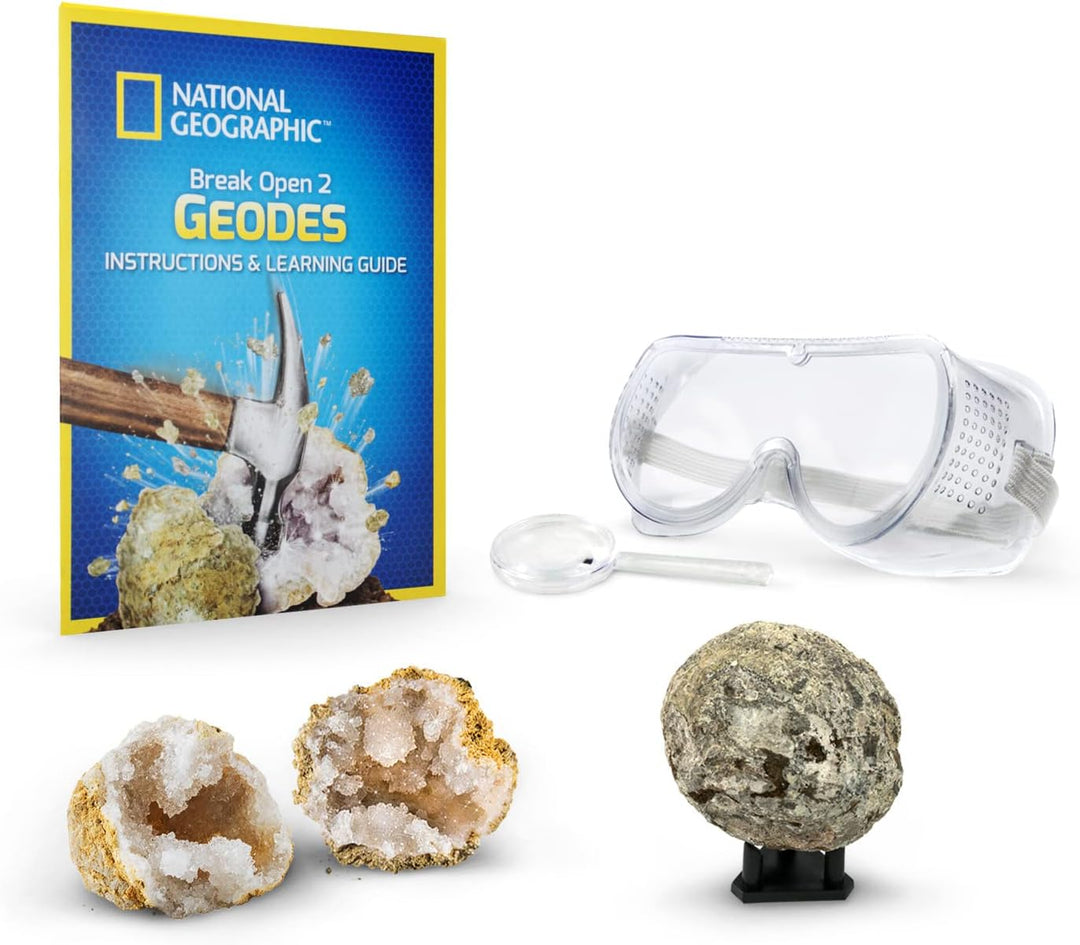 Bandai – National Geographic - Entdeckerset – 2 Geoden zum Aufbrechen - Bildungs- und Wissenschaftss