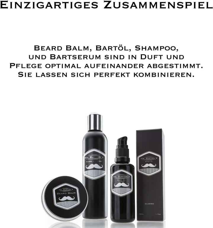 Mr. Burton´s Beard Balm classic 60g Made in Germany unser Bartbalsam vereinigt Styling + Pflege für
