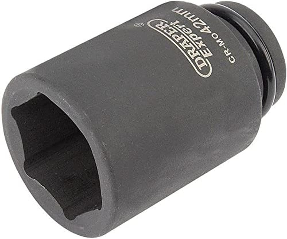 Draper Expert 5049 Hi-Torq Sechskant-Tiefbettstecknuss 17 mm 3/4 Zoll Vierkantantrieb, 419D-MM 42 mm