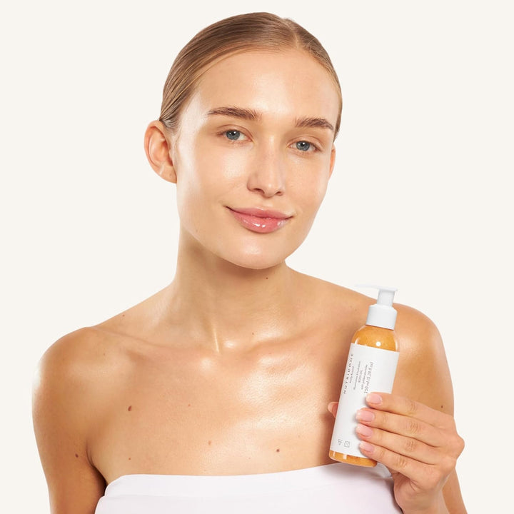 NUTRIDOME Schimmerndes Körperöl - Glow Body Oil for women with jojoba oil &amp; Süssmandelöl - Body Glow
