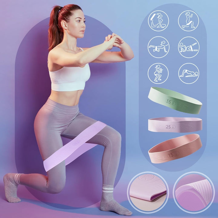 EgoNova Pilates Ring Set: 14-Inch Magic Circle with Dual Padded Handles, Pilates Mini Ball, and Resi