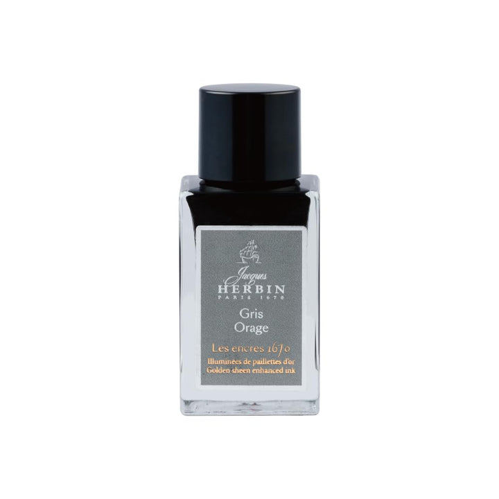 Jacques Herbin 16009JT - Flakon 15ml, Tinte 1670 mit Goldschimmer, ideal für Kunst-& Kalligraphie, G