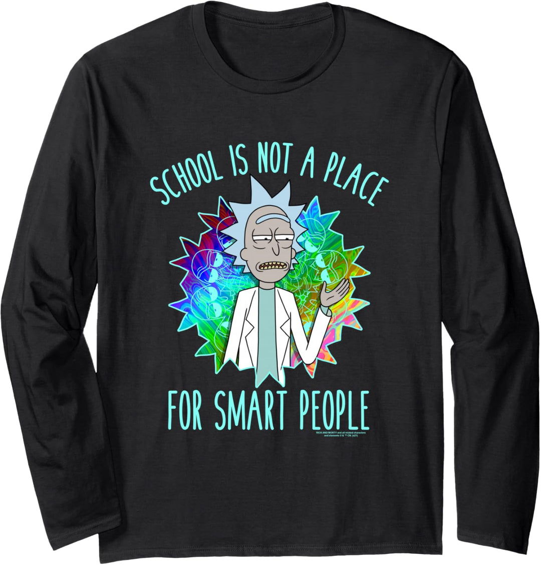 Rick and Morty School Langarmshirt