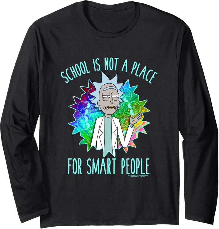 Rick and Morty School Langarmshirt