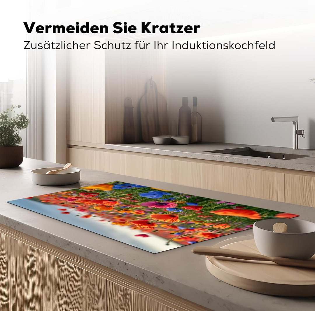 Herdabdeckplatte Einteilig Küche Ceranfeld Abdeckplatte Cerankochfeld Abdeckung Induktionskochfeld S