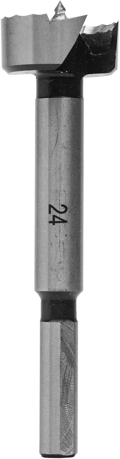 ENT 40024 Forstnerbohrer "Wave Cutter" Durchmesser (D) 24 mm, NL 60 mm, GL 90 mm, S 8 mm, SL 30 mm D