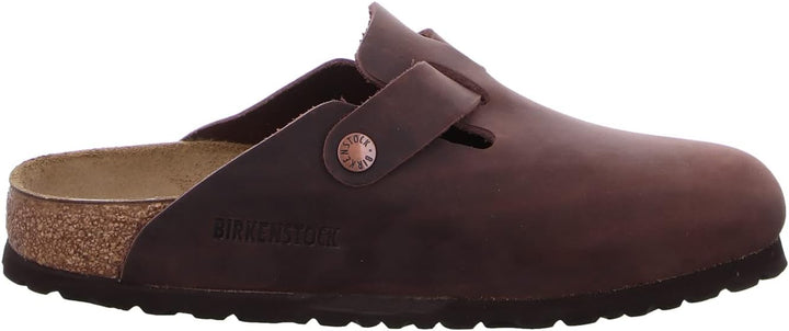 Birkenstock Classic BOSTON Unisex-Erwachsene Clogs 35 EU Schmal Braun Habana, 35 EU Schmal Braun Hab