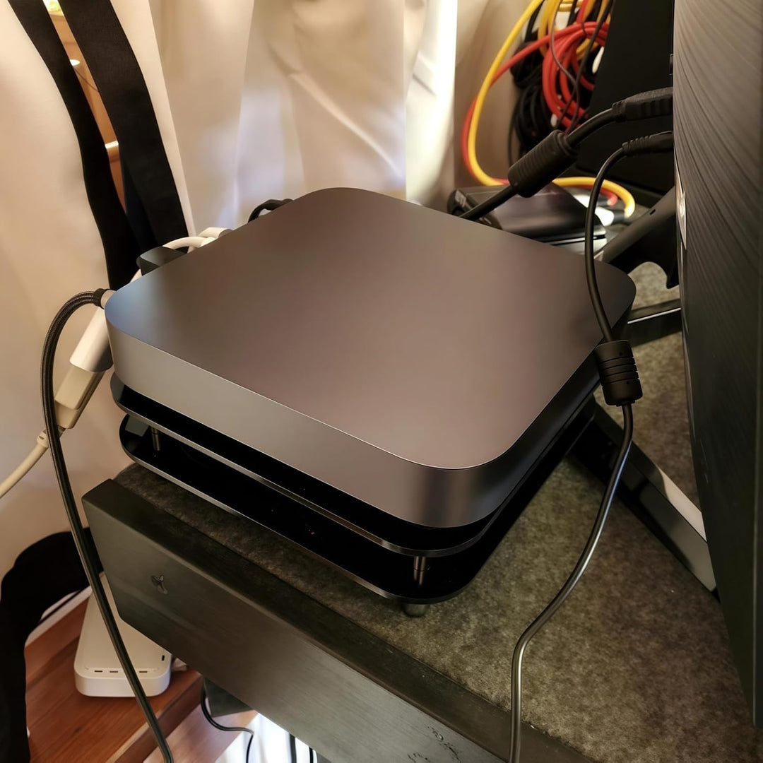 Yoqanr Mac Mini Kühlerlüfter Windgeschwindigkeitsverbesserung, modifiziertes Gehäuse, Mini-Heizkörpe