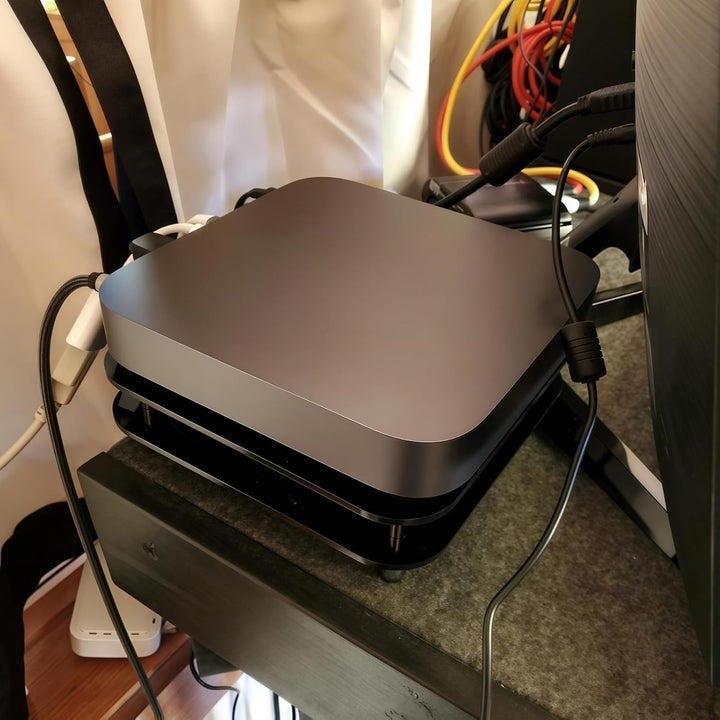 Yoqanr Mac Mini Kühlerlüfter Windgeschwindigkeitsverbesserung, modifiziertes Gehäuse, Mini-Heizkörpe