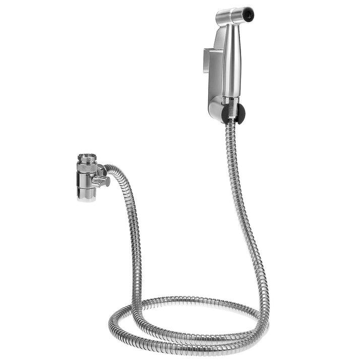 QWORK® Handbrause Bidet Set aus Edelstahl SUS 304 – Vielseitiges für Persönliche Hygiene, Haustierwä