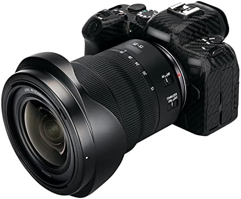 JJC Gegenlichtblende für Canon RF 15-35 mm f/2.8L is USM Objektiv auf Canon EOS R R3 R5 R6 RP Ra C70