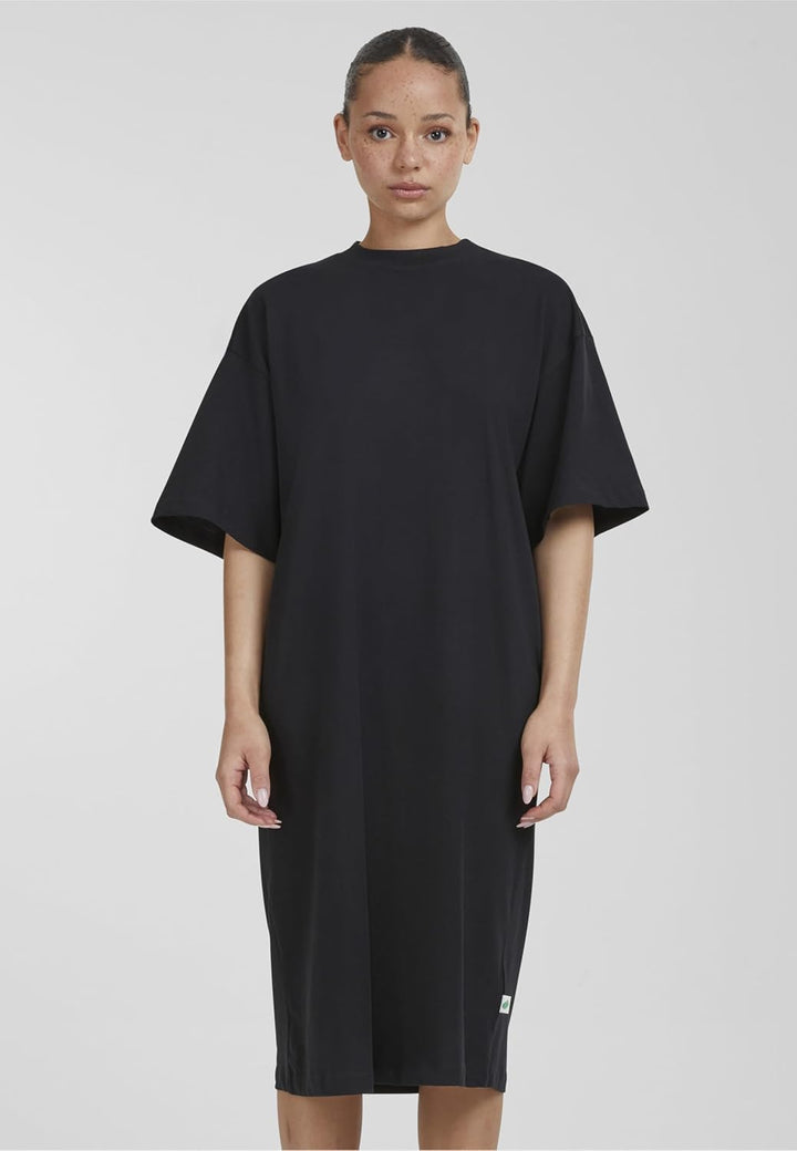 Urban Classics Damen Kleid aus BIO-Baumwolle, Oversized T-Shirt Kleid, Ladies Organic Long Oversized