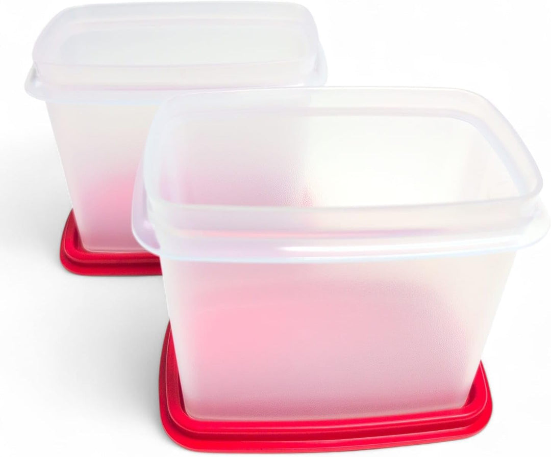 Tupperware Eidgenosse Eckig Eidgenossen Kompaktbehälter Vorrat Modular Kühlschrank System 1,1 Liter