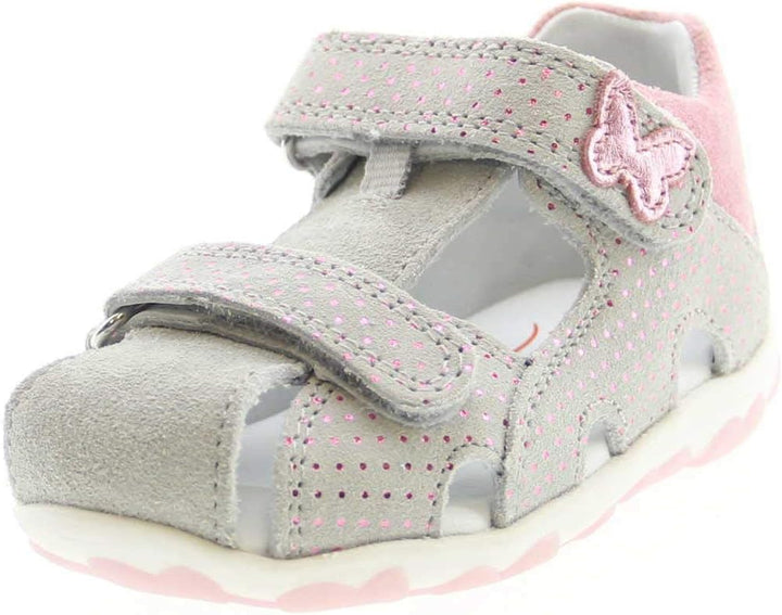 Superfit FANNI Sandale 0-609041 Mädchen 19 EU Hellgrau Rosa 2500, 19 EU Hellgrau Rosa 2500