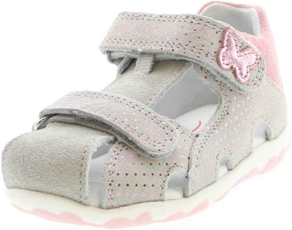 Superfit FANNI Sandale 0-609041 Mädchen 19 EU Hellgrau Rosa 2500, 19 EU Hellgrau Rosa 2500