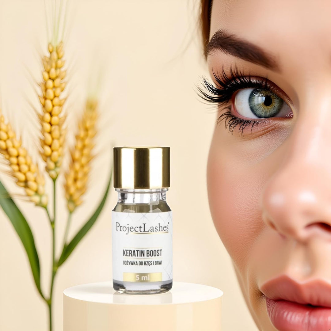Keratin Serum für Wimpern & Augenbrauen – Travel & Brunette Lift – Nährende Keratinpflege mit Malven