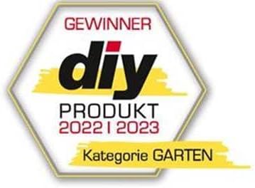 ECOPOTS Blumentopf Venice 2 mit Bewässerung Dunkel Grau - Durchmesser Ø 20 cm rund gross - Pflanzent