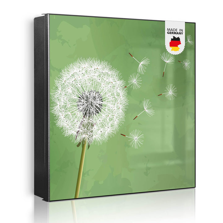 banjado Grosser Schlüsselkasten Metall - Schlüsselbox 30x30cm mit 32 Haken - Schlüsselkasten modern