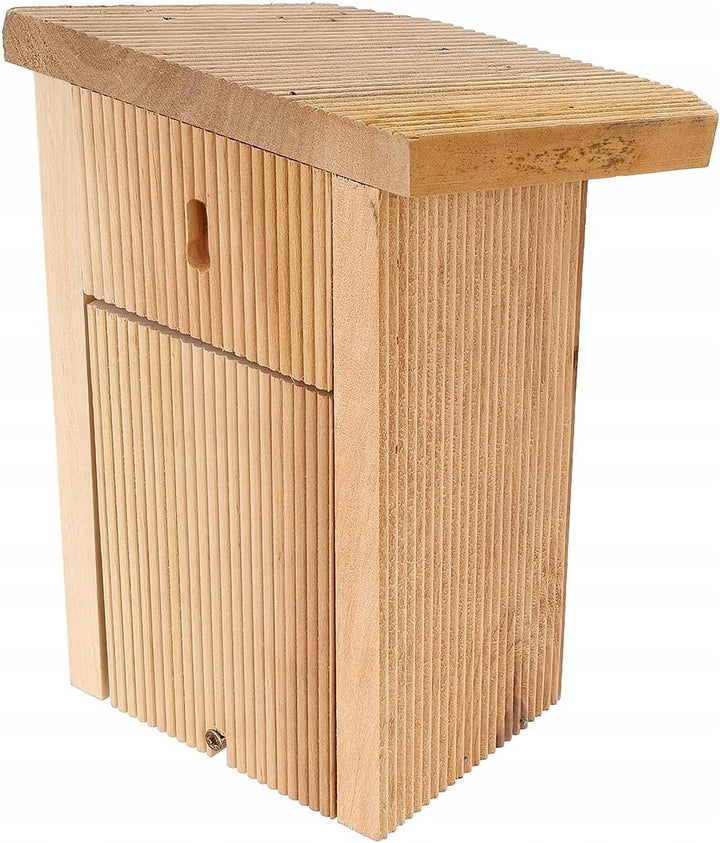 MAZUR 4X Nistkasten zum Aufhängen | Vogelhaus | Bausatz | handgemacht in Europa | für Meisen, Kleinv