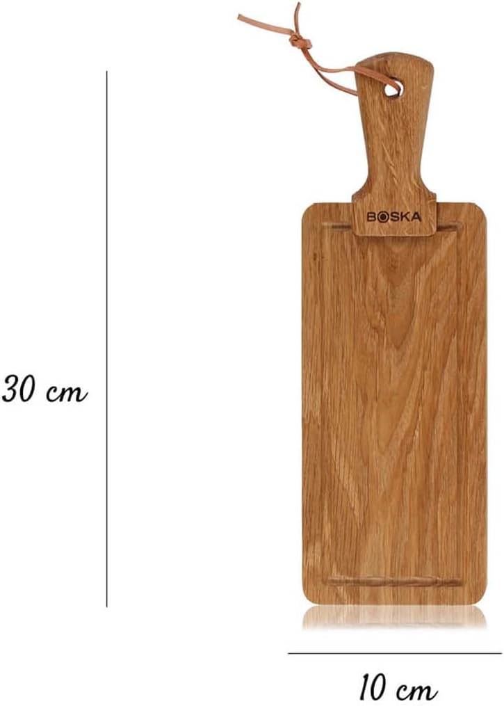 Boska Servierbrett Friends S/geschmackvolles Design / 22 cm/Holz/Braun / 300 x 100 x 20 mm Klein, Kl